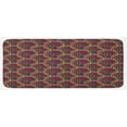 thumbnail image 1 of Traditional Kitchen Mat, Eastern Floral Vibrant Boho Paisley Mandala Iranian Folk Culture Pattern, Plush Decorative Kitchen Mat with Non Slip Backing, 47" X 19", Multicolor, by Ambesonne, 1 of 1