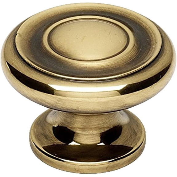 Traditional Knobs, 1-1/2", Polished Antique