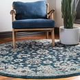 thumbnail image 1 of Traditional Koakburg Collection Area Rug Navy Blue - 3'3" Round, 1 of 5