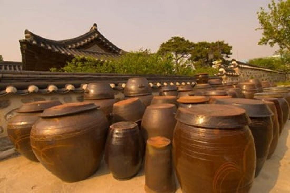 Traditional Korean House Namsangol Hanok Village Seoul South Korea Canvas Art - Ellen Clark DanitaDelimont (22 x 15)