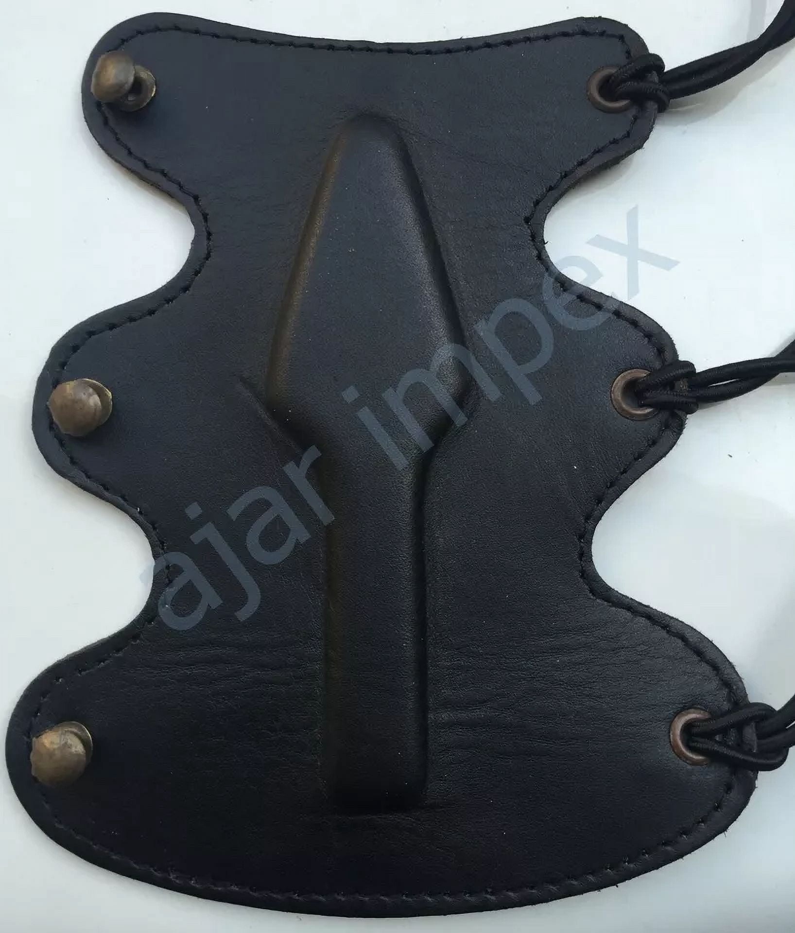 Traditional Leather Archery Arm Guard, SCA Medieval Bracer with 2-Layer ...