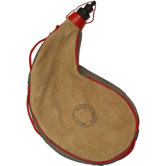Traditional Leather Bota 2-Liter Drink Flask with Waterproof Lining