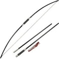 thumbnail image 1 of Traditional Long Bow 25-120 Lbs Takedown Recurve Bow English Longbow for Right Hand and Left Hand for Archery Target Hunting, 1 of 6