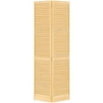 thumbnail image 1 of Traditional Louver Louver Solid Core Unfinished Wood Bi-fold Door, 1 of 10