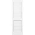 thumbnail image 1 of Traditional Louver Louver Solid Core White Interior Door Slab, 1 of 4