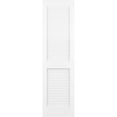 thumbnail image 1 of Traditional Louver Louver Solid Core White Interior Door Slab, 1 of 4