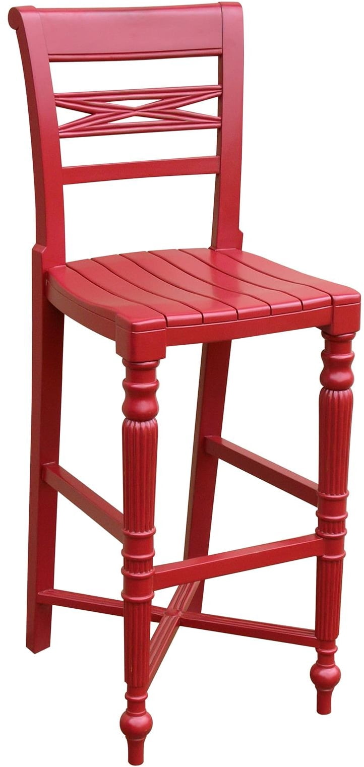 Traditional Mahogany Bar Stool-Raffles Collection - Walmart.com