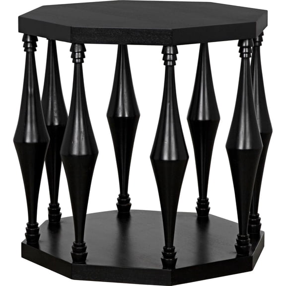 Traditional Mahogany Hand-Rubbed Side Table | Noir