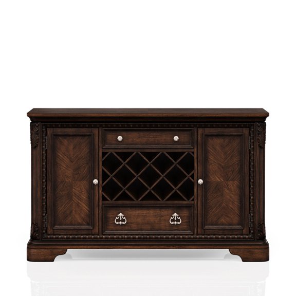 Traditional Mahogany Storage Unit | Wine and General Items | Solid Wood + MDF Construction | Resolve Storage Disarray