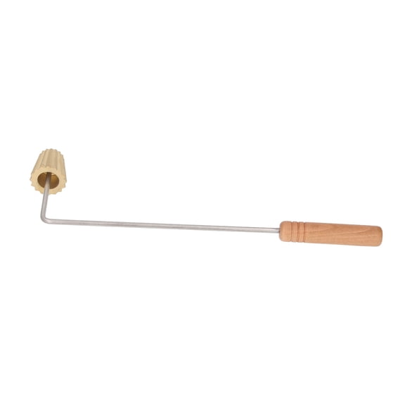 Traditional Malaysian Pie Tee Maker Copper Top Hat Nyonya Tart Mold with Durable Beech Handle, Professional Fried Tool Kitchen Bakeware for Crispy Pastry Shells, 12.8 x 4.3 inches / 32.5 x 11 cm