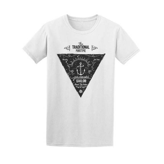 Traditional Maritime Sailor T-Shirt Men -Image by Shutterstock, Male 3X-Large