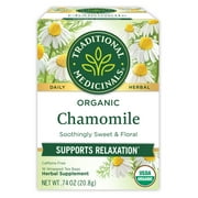 Traditional Medicinal Chamomile, Herbal Tea Bags, 16 Count