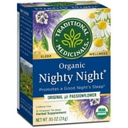 (4 pack) Traditional Medicinal Nighty Night, Organic Tea Bags, 16 Count