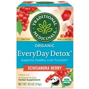 Traditional Medicinals Everyday Detox , Organic Tea Bags, 16 Count