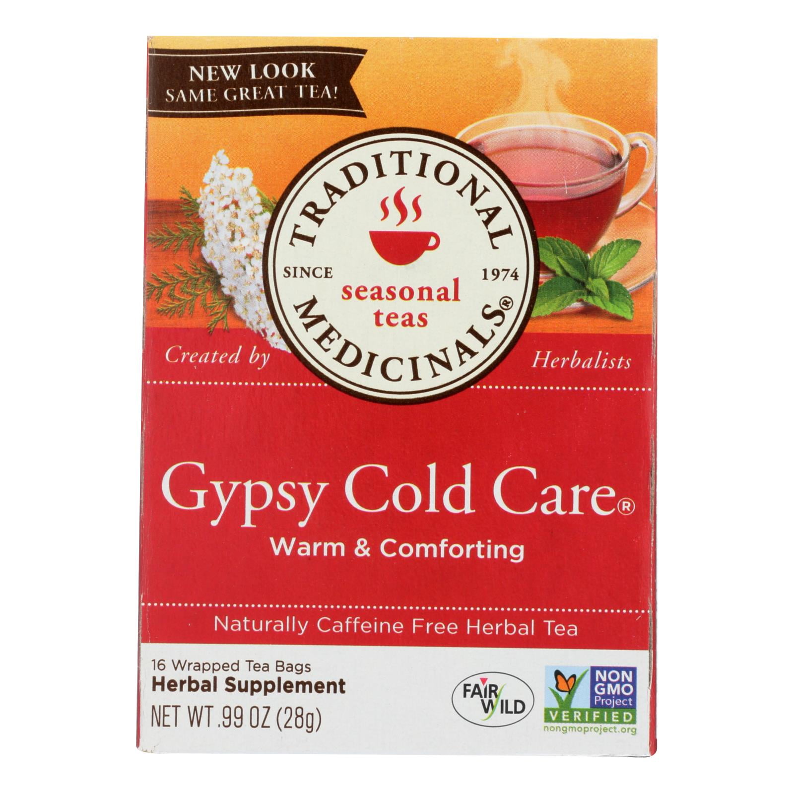 Traditional Medicinals Gypsy Cold Care Herbal Tea - 16 Tea Bags