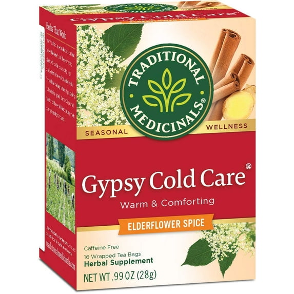 Traditional Medicinals Gypsy Cold Care Seasonal Tea, 16 CT(Pack - 3)