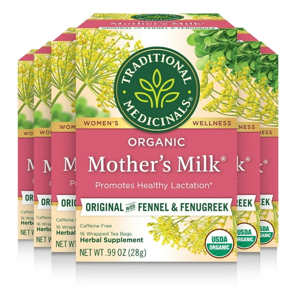 Traditional Medicinals Mother's Milk Women's Tea Organic, 16 CT (Pack of 6)