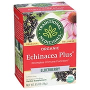 Traditional Medicinals Organic Echinacea Plus Tea - Elderberry 16 Bag(S)