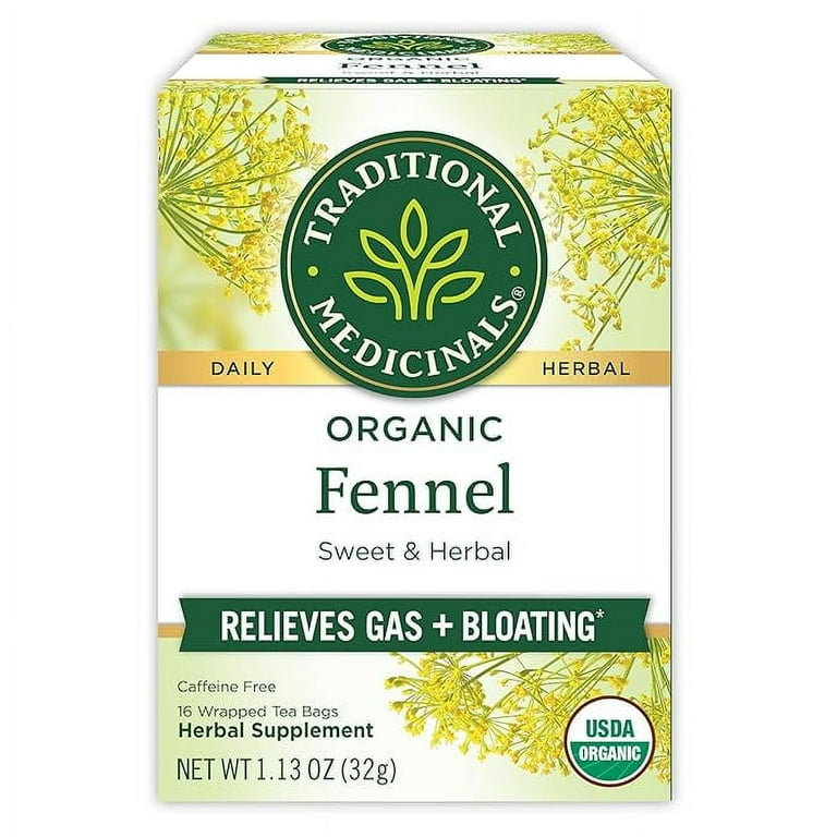 Traditional Medicinals Organic Fennel Tea, 16 Tea Bags - Walmart.com
