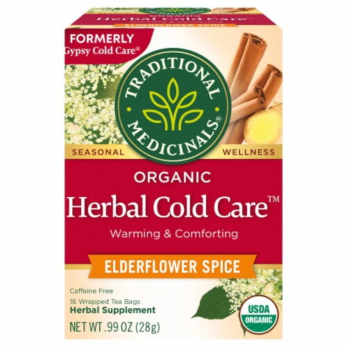 Traditional Medicinals Organic Herbal Cold Care Tea 16ct - Pack of 2
