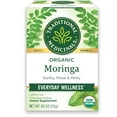 thumbnail image 1 of Traditional Medicinals, Organic Moringa with Spearmint & Sage, Caffeine Free, 16 Wrapped Tea Bags, 0.05 oz (1.5 g) Each Pack of 2, 1 of 5