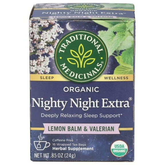Traditional Medicinals Organic Nighty Night Extra Tea 16 ct Pack of 3
