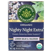 Traditional Medicinals, Organic Nighty Night Extra, Tea Bags, 16 Ct