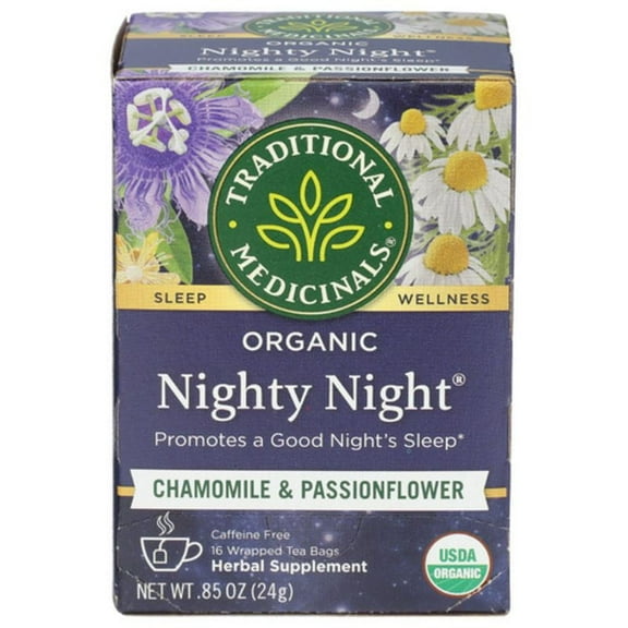 Traditional Medicinals Organic Nighty Night Tea 16 ct Pack of 2