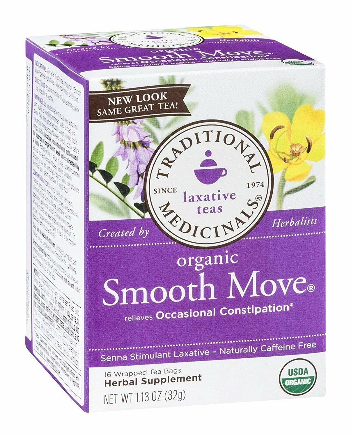 Traditional Medicinals Organic Senna Stimulant Laxative Tea