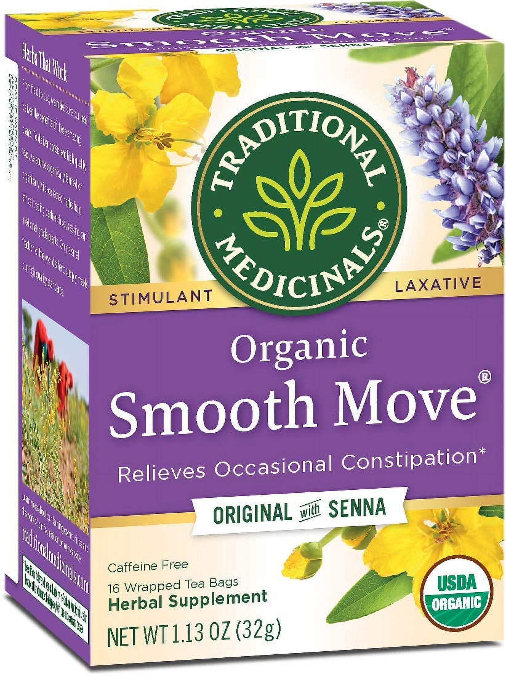 Pack of 6, Traditional Medicinals Smooth Move® Tea, 16 bg
