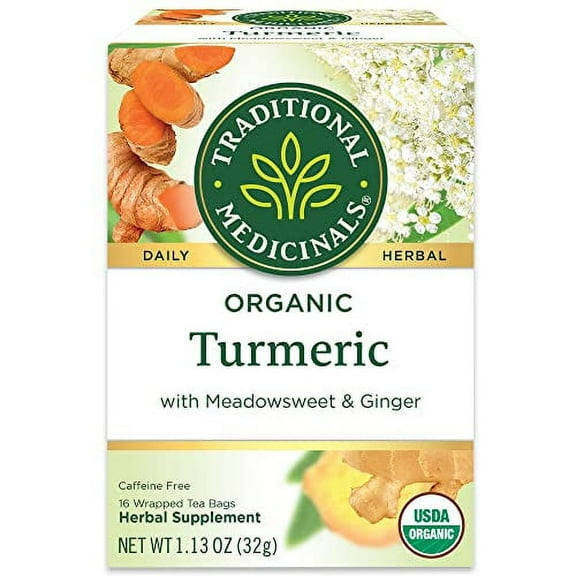 Traditional Medicinals Organic Turmeric & Ginger Tea 16ct