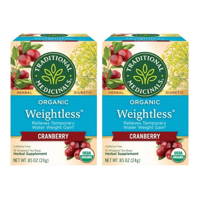 Traditional Medicinals Organic Weightless Cranberry Herbal Tea