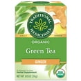 Traditional Medicinals Tea, Organic Green Tea Ginger, Promotes Healthy