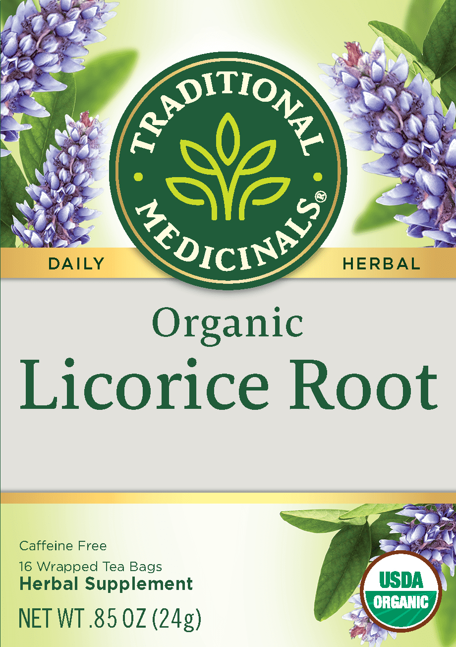 Traditional Medicinals Tea, Organic Licorice Root, Tea Bags, 16 Ct