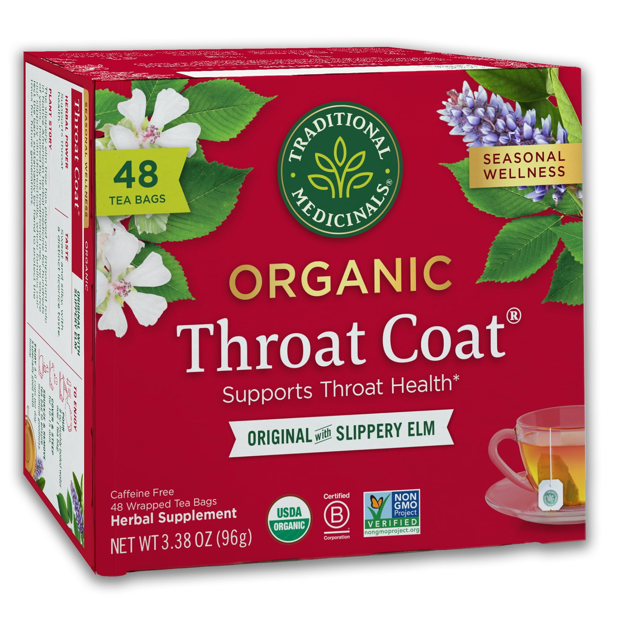 Traditional Medicinals Organic Throat Coat®, Original with Traditional Medicinals Organic Throat Coat®, Original with