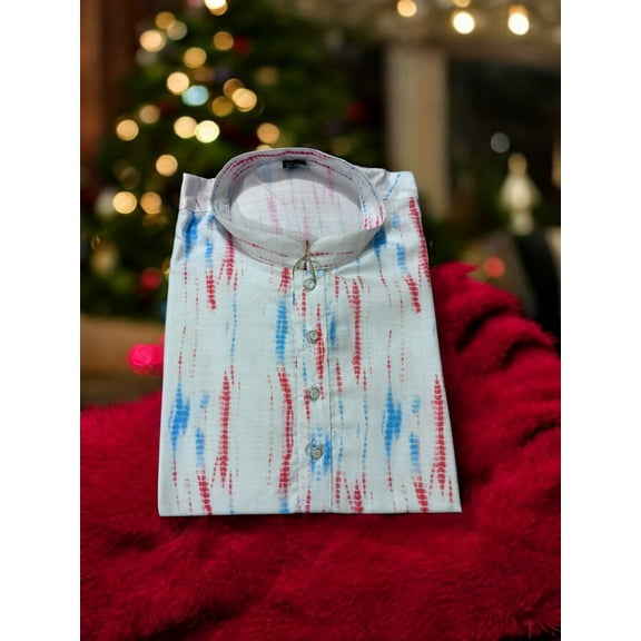 Traditional Men's Cotton Kurta, Cultural Wear, 6494