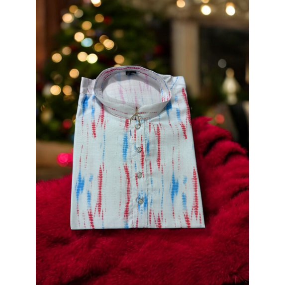Traditional Men's Cotton Kurta, Cultural Wear, 6494