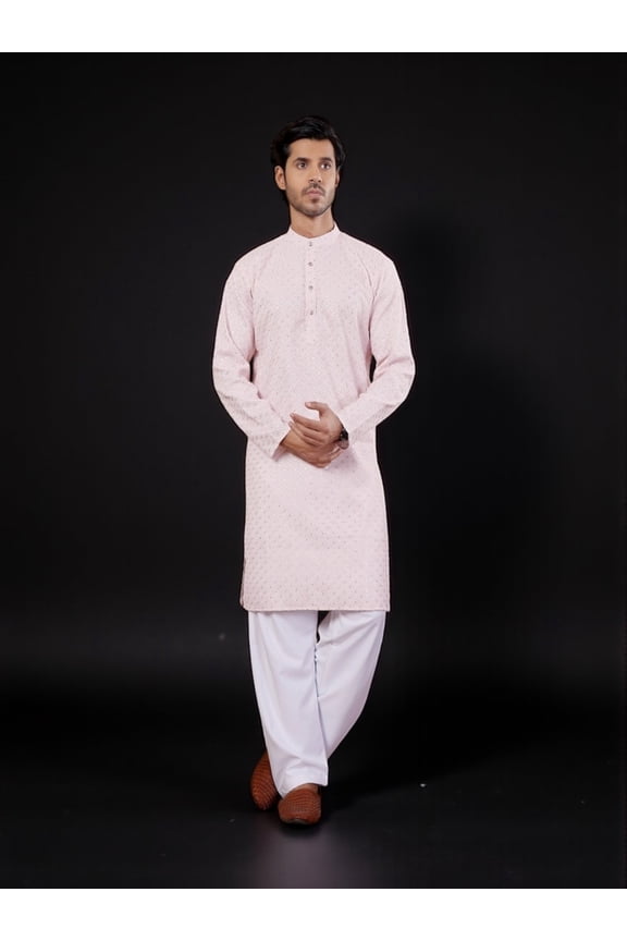 Traditional Men's Kurta Pajama Set– Cultural Wear for Men