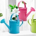 thumbnail image 1 of Traditional Metal Watering Can, 1.5L Small Metal Watering Can with Long Spout and Sprinkler, Garden Water Pot for Outdoor and Indoor Plants, Watering Can Decor, Blue, 1 of 7