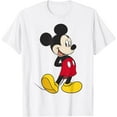 thumbnail image 1 of Traditional Mickey Mouse Portrait DTG Print Unisex T-Shirt,White Color,Size YS, 1 of 5
