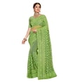 thumbnail image 1 of Traditional Net Saree With Unstitched Blouse, 1 of 3