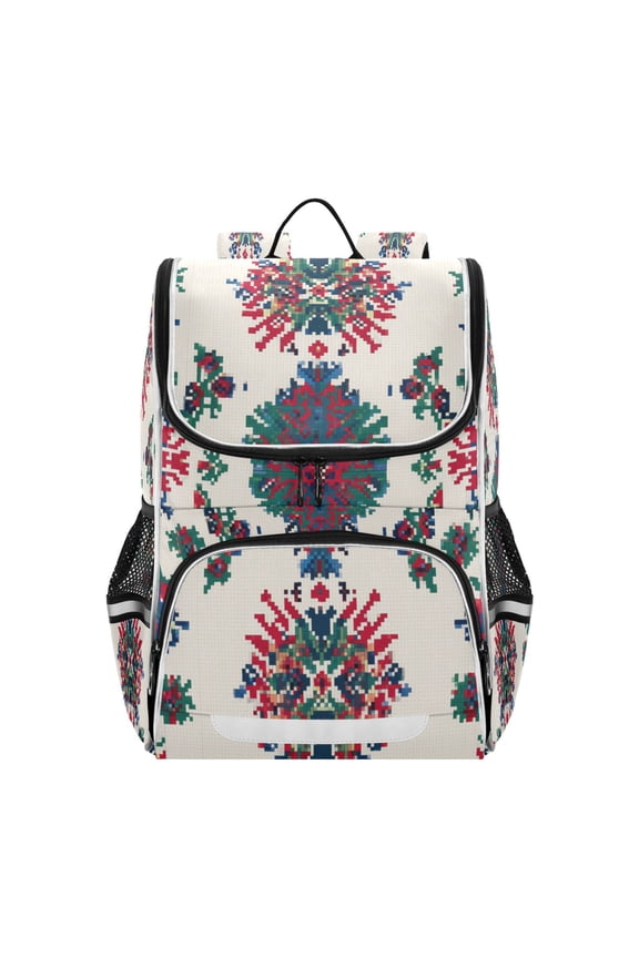 Traditional Nordic Knitted Patterns Backpack Purse Daypack Book Bag Fashion Accessories Unisex 15L for Commute Travel School