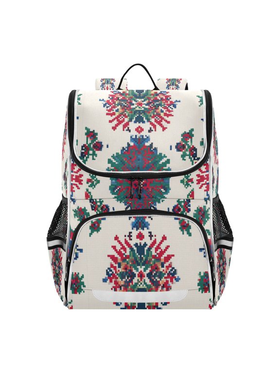 Traditional Nordic Knitted Patterns Backpack Purse Daypack Book Bag Fashion Accessories Unisex 15L for Commute Travel School