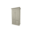 thumbnail image 1 of Traditional Oak Computer Armoire Desk, 1 of 2