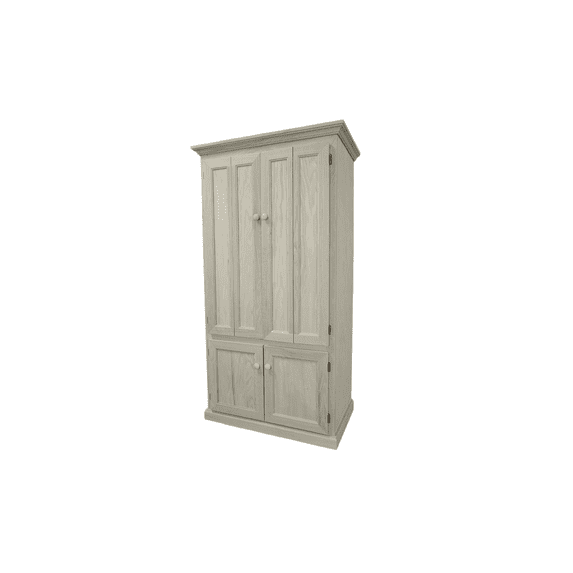 Traditional Oak Computer Armoire Desk