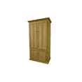thumbnail image 1 of Traditional Oak Computer Armoire Desk, 1 of 2