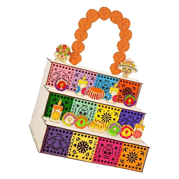 Traditional Ofrenda Shadows Box Customizable Day of Dead Memorial Display with Cultural Skull Design