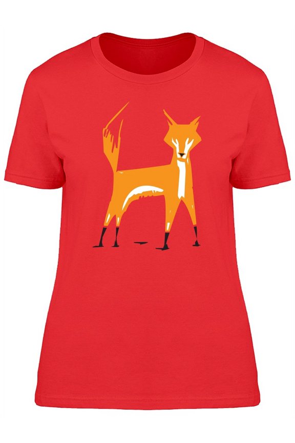 Traditional Orange Fox Tee Women's -Image by Shutterstock