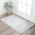 thumbnail image 1 of Traditional Oriental 2x3 Small Area Rug, Throw Mat for Indoor Entry | Ideal for Kitchen or Bathroom Rugs (2' x 3') Cream White, 1 of 8