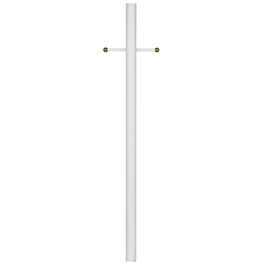 Design House Black Lamp Post with Cross Arm and Outlet Walmart